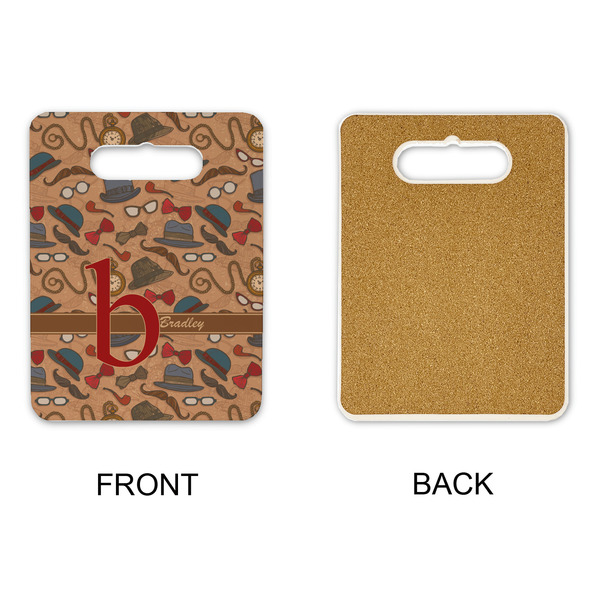 Vintage Hipster Rectangle Trivet with Handle - APPROVAL