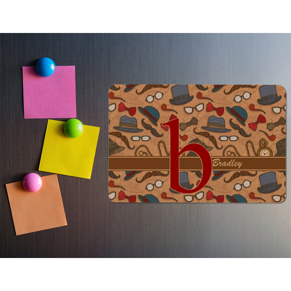 Vintage Hipster Rectangular Fridge Magnet - LIFESTYLE