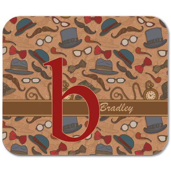 Vintage Hipster Rectangular Mouse Pad - APPROVAL