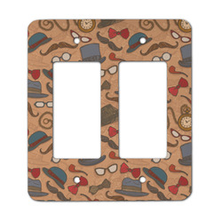 Vintage Hipster Rocker Style Light Switch Cover - Two Switch