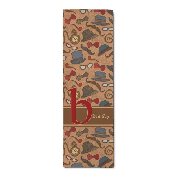 Custom Vintage Hipster Runner Rug - 2.5'x8' w/ Name and Initial