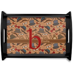 Vintage Hipster Wooden Tray (Personalized)