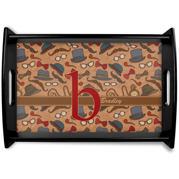 Custom Vintage Hipster Wooden Tray (Personalized)