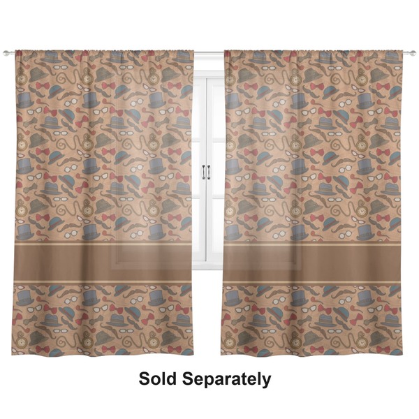 Vintage Hipster Sheer Curtains