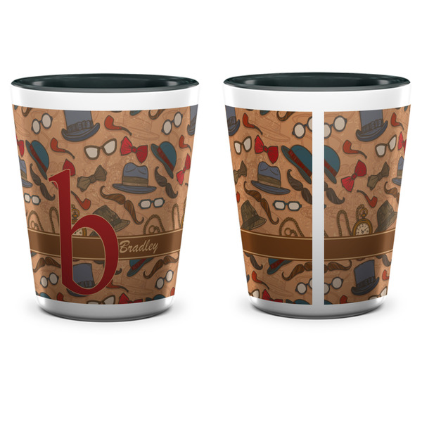 Vintage Hipster Shot Glass - Two Tone - APPROVAL