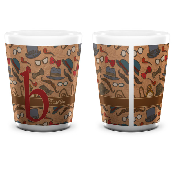 Vintage Hipster Shot Glass - White - APPROVAL