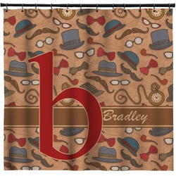 Vintage Hipster Shower Curtain (Personalized)