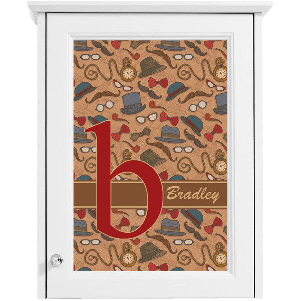 Vintage Hipster Single Cabinet Decal