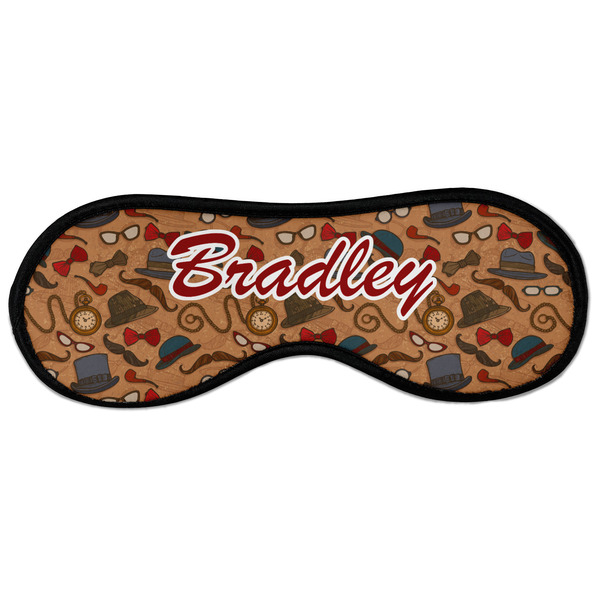 Custom Vintage Hipster Sleeping Eye Masks - Large (Personalized)