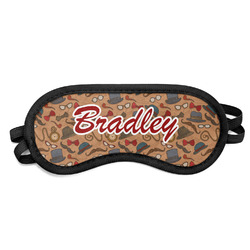 Vintage Hipster Sleeping Eye Mask - Small (Personalized)