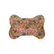 Vintage Hipster Bone Shaped Dog Food Mat (Small) (Personalized)