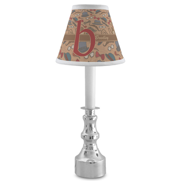 Vintage Hipster Small Chandelier Lamp - LIFESTYLE (on candle stick)