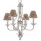 Vintage Hipster Small Chandelier Shade - LIFESTYLE (on chandelier)