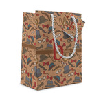 Vintage Hipster Small Gift Bag (Personalized)