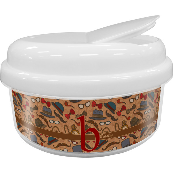 Custom Vintage Hipster Snack Container (Personalized)