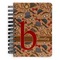 Vintage Hipster Spiral Notebook - 5x7 w/ Name and Initial