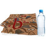 Vintage Hipster Sports & Fitness Towel (Personalized)