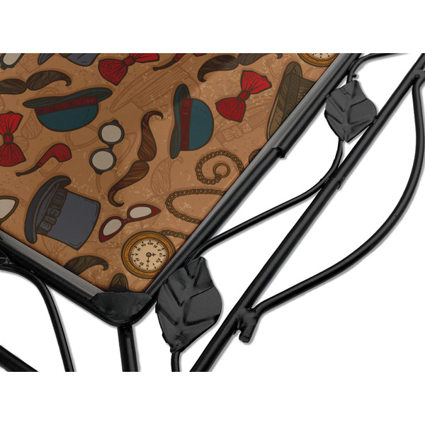 Vintage Hipster Square Trivet - Detail