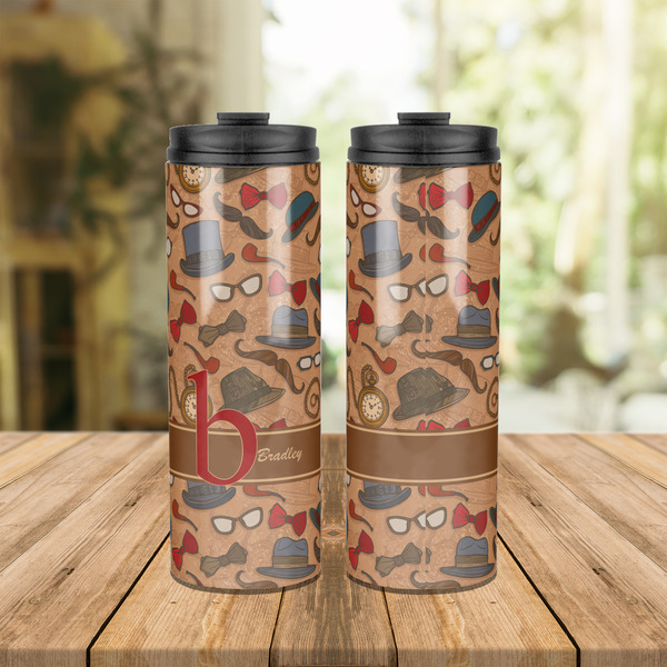 Vintage Hipster Stainless Steel Tumbler - Lifestyle