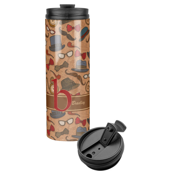 Custom Vintage Hipster Stainless Steel Skinny Tumbler (Personalized)