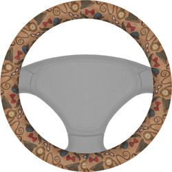 Vintage Hipster Steering Wheel Cover