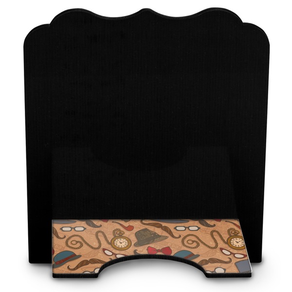 Vintage Hipster Stylized Tablet Stand - Back