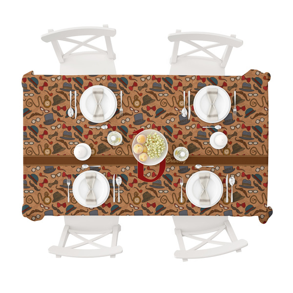 Vintage Hipster Tablecloths (58"x102") - TOP VIEW