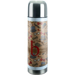 Vintage Hipster Stainless Steel Thermos (Personalized)