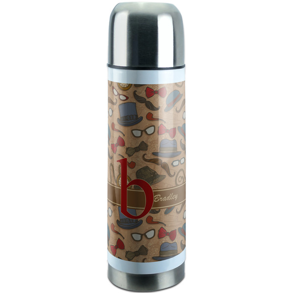 Custom Vintage Hipster Stainless Steel Thermos (Personalized)