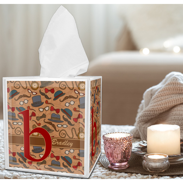 Vintage Hipster Tissue Box - LIFESTYLE