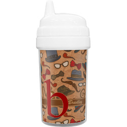 Vintage Hipster Sippy Cup (Personalized)