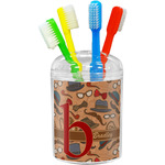 Vintage Hipster Toothbrush Holder (Personalized)