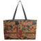 Vintage Hipster Tote w/Black Handles - Front View