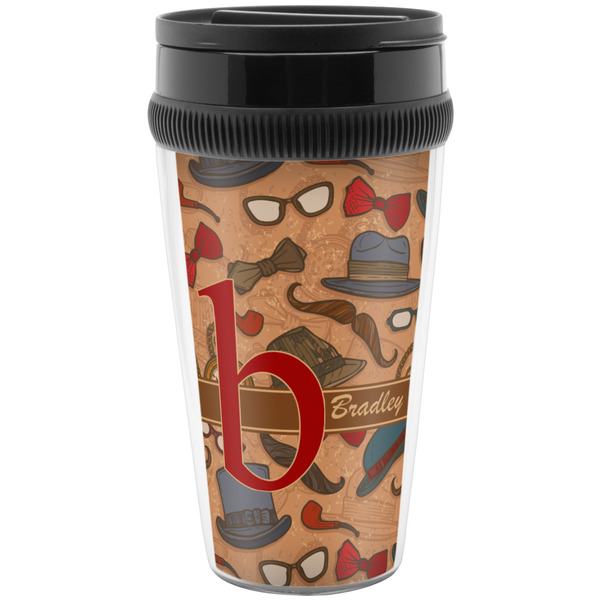 Vintage Hipster Travel Mug (Personalized)