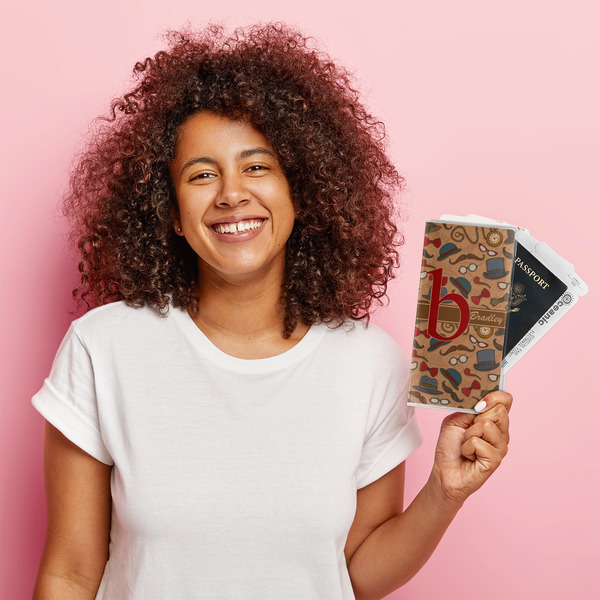 Vintage Hipster Vinyl Document Holder - LIFESTYLE