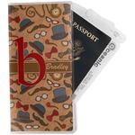 Vintage Hipster Travel Document Holder