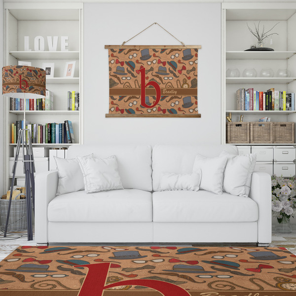 Vintage Hipster Wall Hanging Tapestry - IN CONTEXT