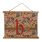 Vintage Hipster Wall Hanging Tapestry - Wide (Personalized)