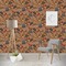 Vintage Hipster Wallpaper & Surface Covering (Water Activated - Removable)