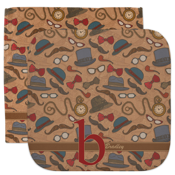 Custom Vintage Hipster Facecloth / Wash Cloth (Personalized)