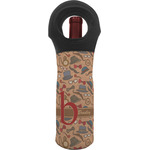 Vintage Hipster Wine Tote Bag (Personalized)