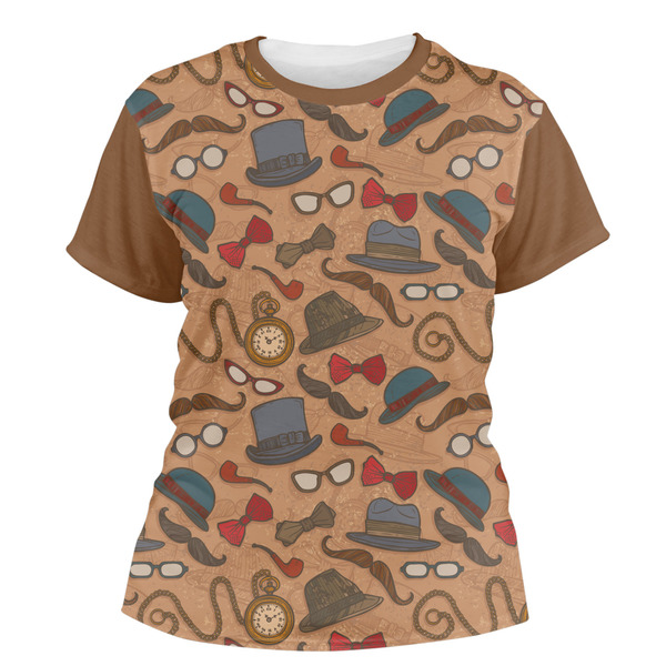 Custom Vintage Hipster Women's Crew T-Shirt - X Large