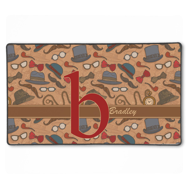 Custom Vintage Hipster XXL Gaming Mouse Pad - 24" x 14" (Personalized)