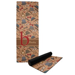 Vintage Hipster Yoga Mat (Personalized)