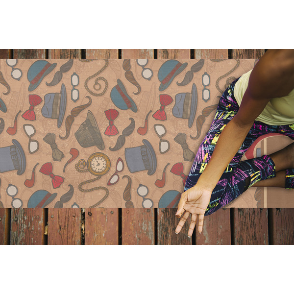 Vintage Hipster Yoga Mats - LIFESTYLE