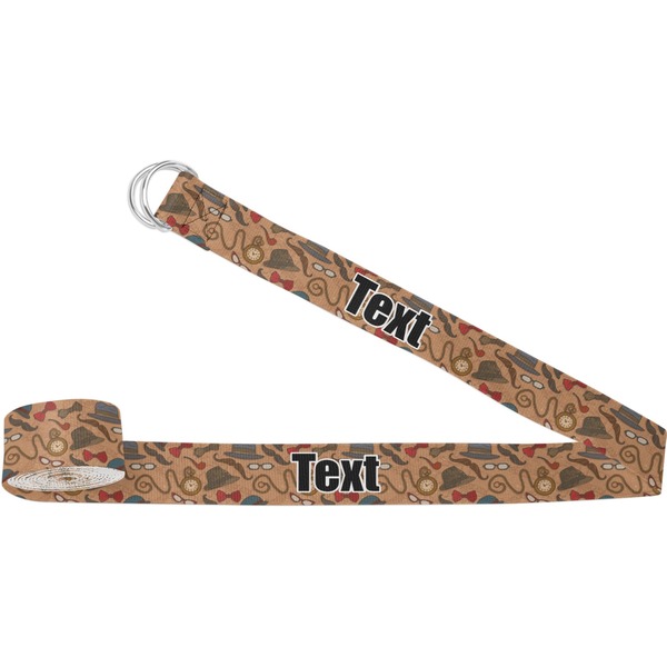 Custom Vintage Hipster Yoga Strap (Personalized)