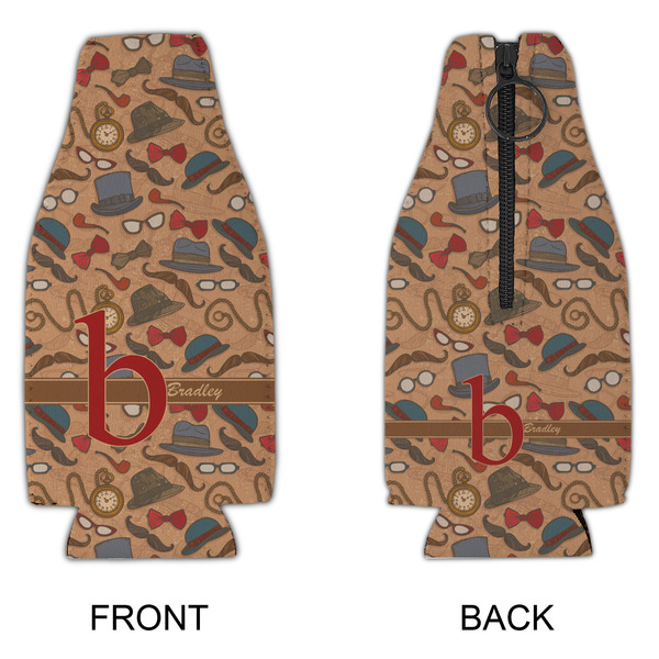 Vintage Hipster Zipper Bottle Cooler - APPROVAL