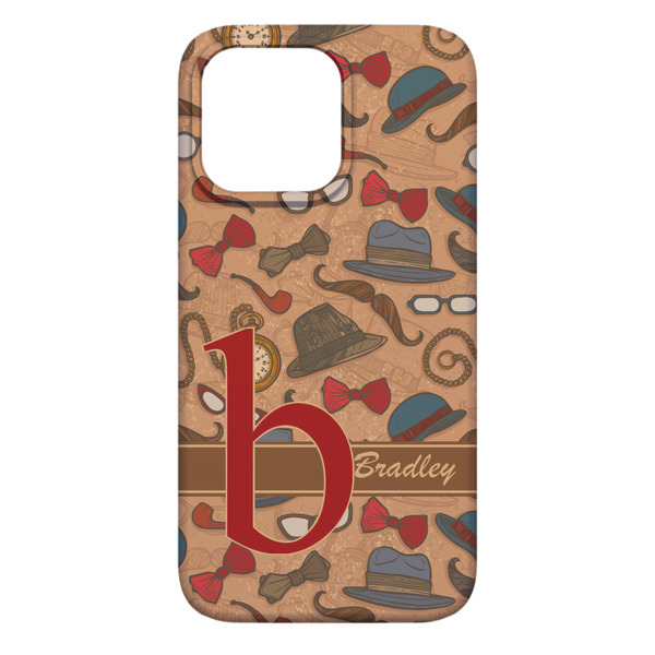 Vintage Hipster iPhone 13 Pro Max Case - Back