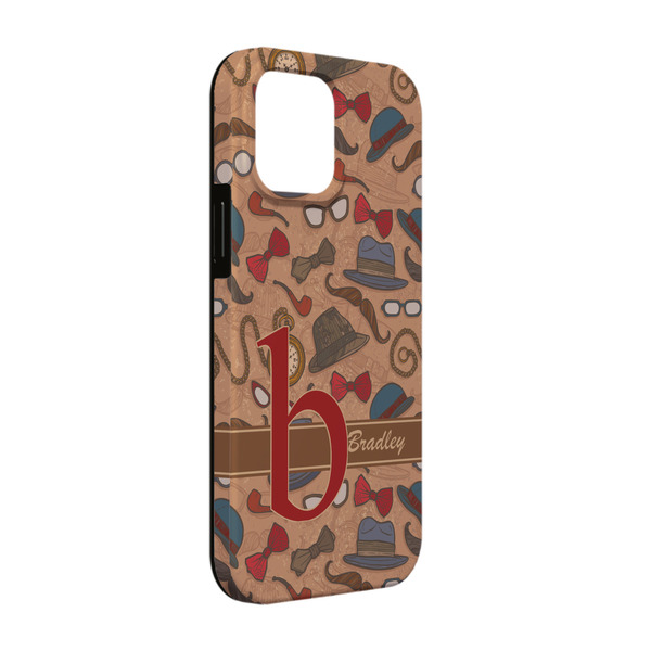 Custom Vintage Hipster iPhone Case - Rubber Lined - iPhone 13 (Personalized)