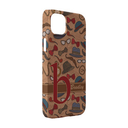 Vintage Hipster iPhone Case - Plastic - iPhone 14 (Personalized)
